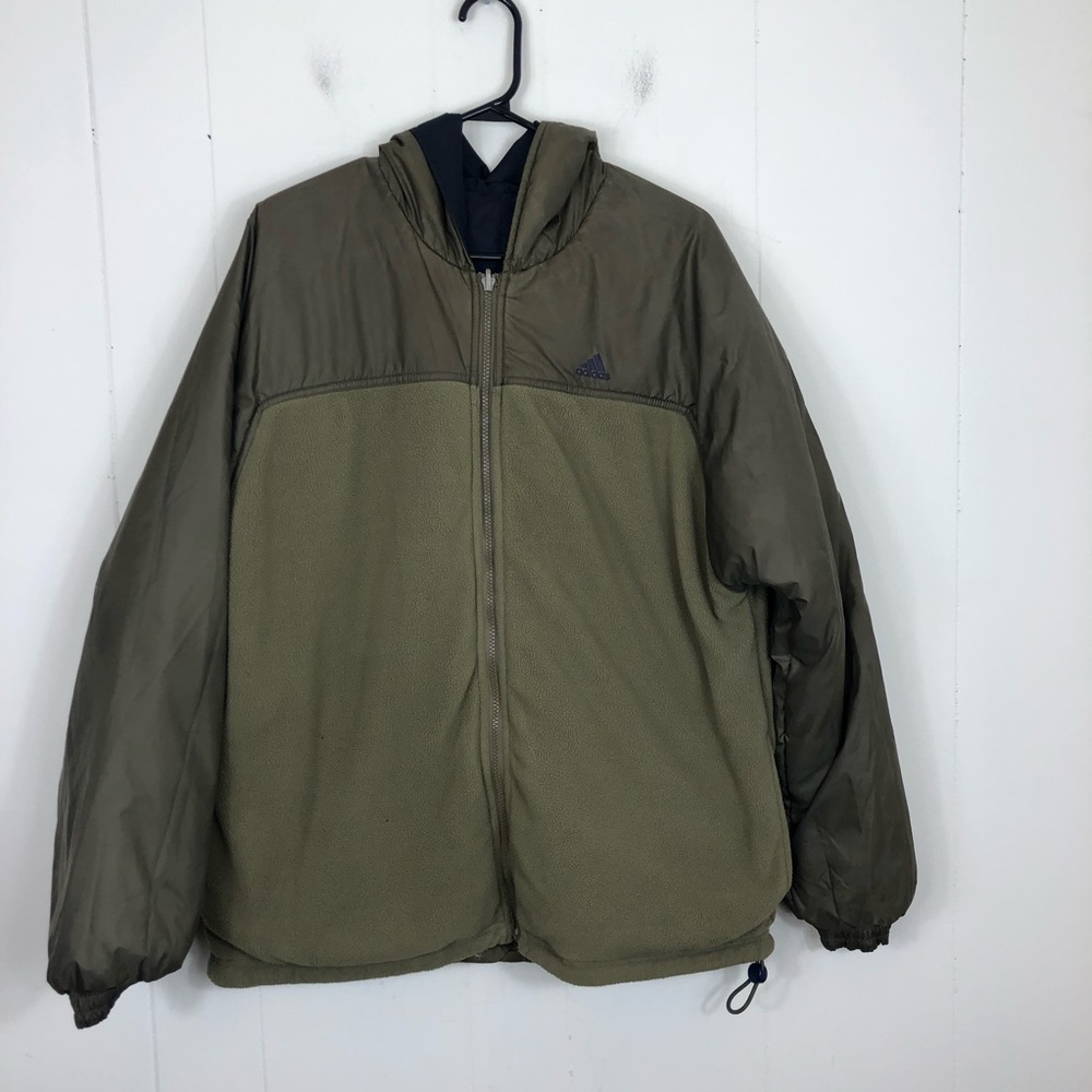 Rare Vintage‎ Adidas Reversible Puffer Jacket Sz S